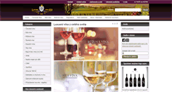 Desktop Screenshot of luxusni-vina.eu